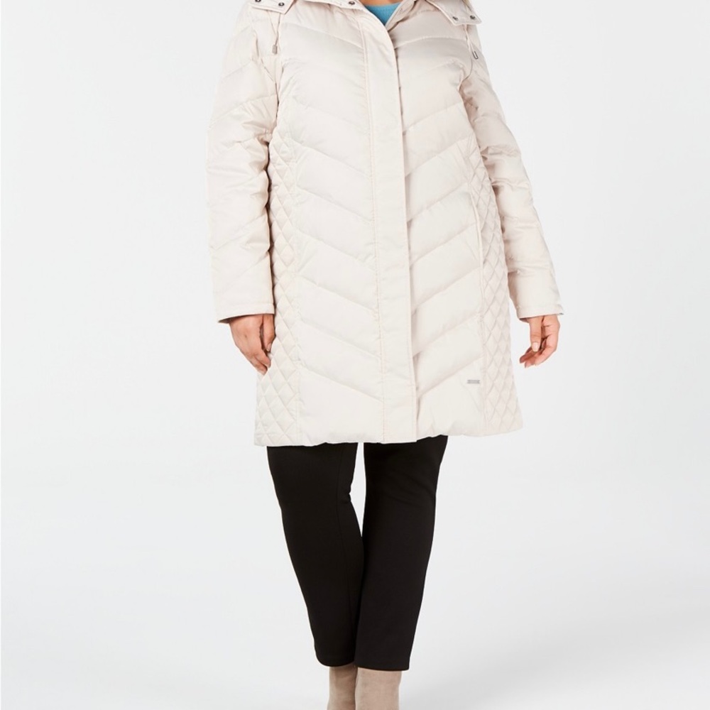 Kenneth Cole Plus Size Puffer Coat